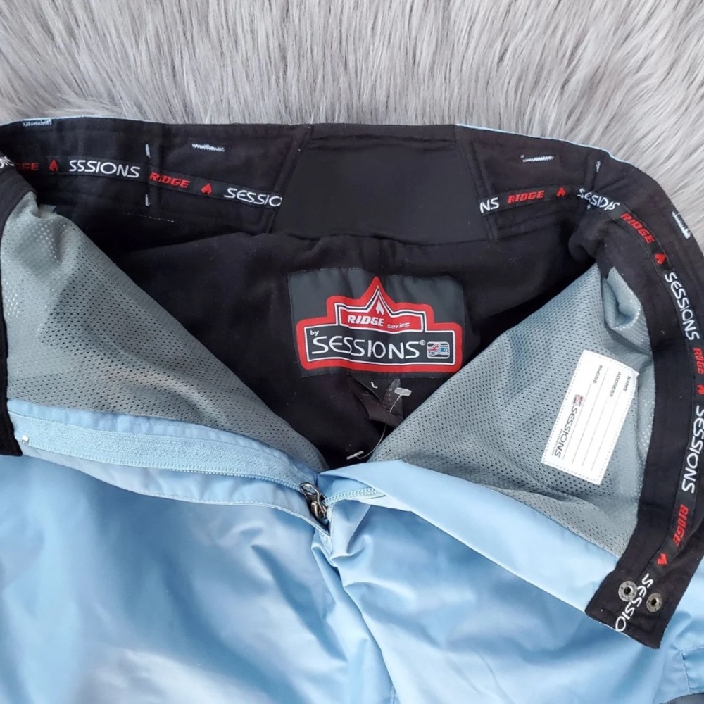 NEW Womans Sessions Snowboarding Pants blue large - Picture 8 of 10
